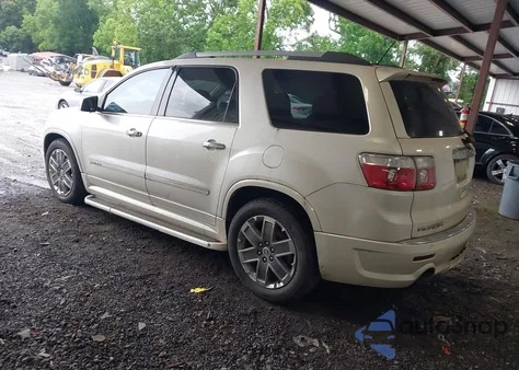 2011 GMC Acadia Denali from USA, damaged, VIN 1GKKRTED6BJ399624
